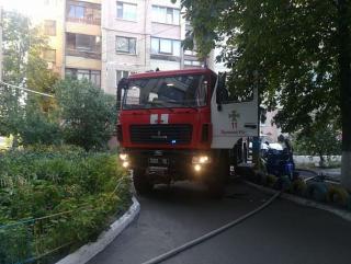 Пожежа на вулиці Павла Глазового
