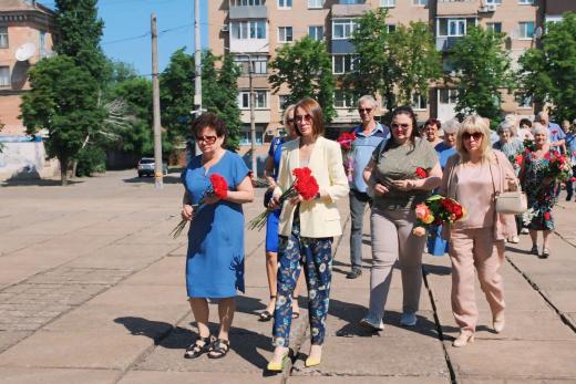 Проведення у Саксаганському районі Дня скорботи і вшанування пам’яті жертв війни в Україні