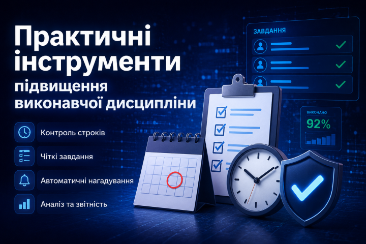 Практичні інструменти підвищення виконавчої дисципліни.