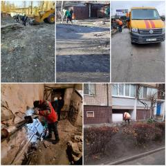 На сьогодні на території Саксаганського району всі комунальні служби працюють у штатному режимі