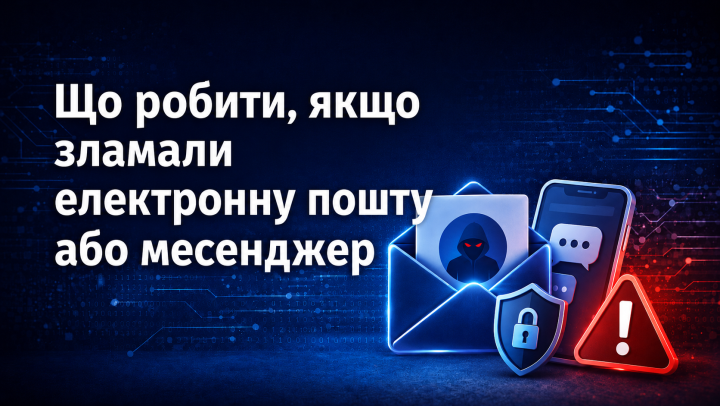 Що робити, якщо зламали електронну пошту або месенджер.