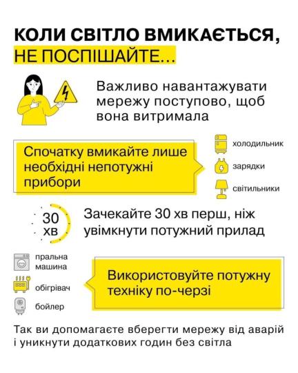 Шановні мешканці! Інформуємо!