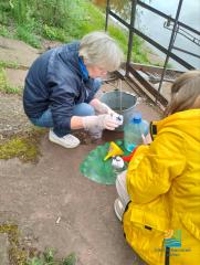 Плановий відбір проб поверхневих вод річки Саксагань