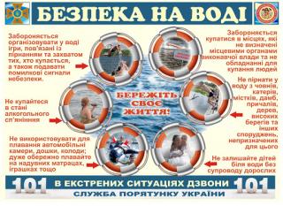 Шановні громадяни не забувайте про правила поведінки на воді