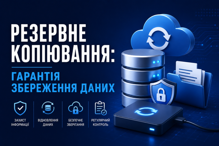 Резервне копіювання: гарантія збереження даних.