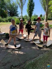 Активний відпочинок маленьких саксаганців