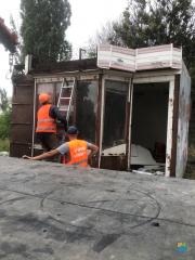 Про проведення робіт з демонтажу самовільно встановлених тимчасових споруд