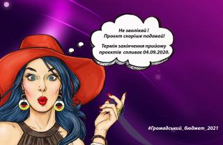 Запис на консультацію щодо подання  проєктів для участі у конкурсі  «Громадський бюджет» 
