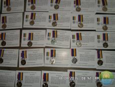Нагородження звільнених військовослужбовців нагрудним знаком «Учасник АТО»